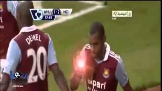 Goal Cantik West Ham United Vs Manchester City   19 Oktober 2013