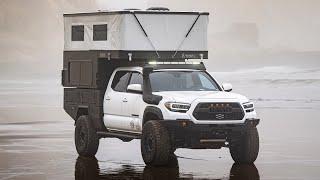 Toyota Tacoma Build  - Custom Flatbed and Four Wheel Camper Walk Around