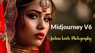 Midjourney V6 | Indian bride Photography | AI-generated images