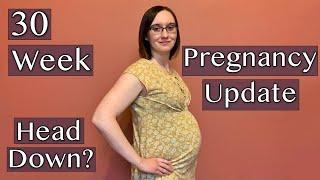 30 WEEKS PREGNANT UPDATE | Is Baby Head Down? | Symptoms | Bump Shot