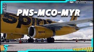 LIVE IN 4K!! *Lost power during stream*REAL WORLD SOP'S - VSPIRIT DAY | FENIX A320 | PNS - MCO - MYR