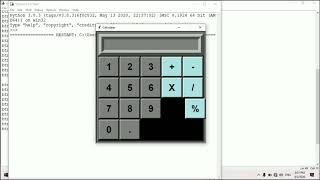 Calculator with GUI Using Python Tkinter # CodeWithCoder