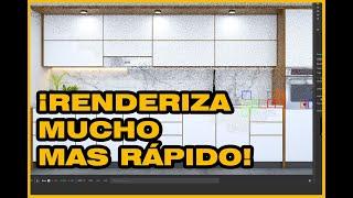 RENDERIZA 10 VECES MAS RAPIDO EN V-RAY PARA SKETCHUP .