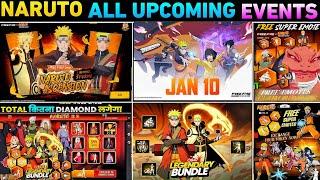 Naruto Event  All Upcoming  | New Events in Free Fire l Ff max New Naruto Event Update Today