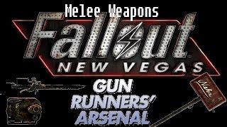 Fallout: New Vegas - Gun Runners Arsenal Unique Weapons (Melee)