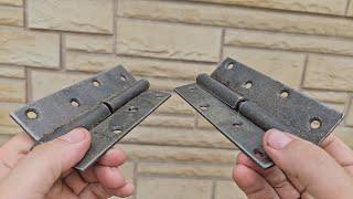 Few people know the secret of old door hinges. Brilliant idea