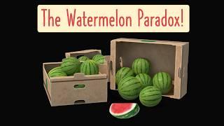 A Simple Riddle You Probably Will Get Wrong. The Watermelon Paradox!