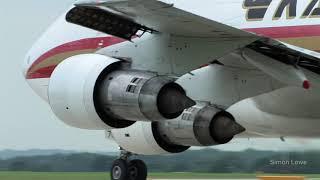 (archive footage 2008) Kalitta Air Boeing 747-100 Queen of the Skies