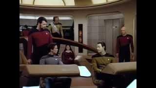 Well taken by Picard yet provoked by Wesley's prejudice, Mr. Data's edified point.