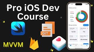 Building Complete Fitness App Using SwiftUI, HealthKit, MVVM, & Source Control | FULL COURSE