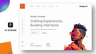 Portfolio Website UI Design Figma: Easy Web Design Tutorial for Beginners