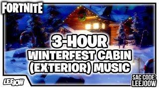 ️️ Fortnite - 3-Hour / Winterfest Cabin 'OG Christmas Music'  (Exterior) | Music (OST) ️️