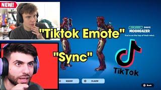 Streamers REACT TO Moongazer (I Watch The Moon) Tiktok EMOTE in FORTNITE!