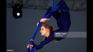 World Aerial Gymnastic Championships Dubai Expo2020 - Martyna Białowąs, aerial silks senior