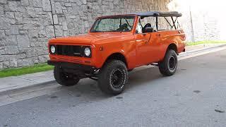 1978 International Harvester Scout II Orange for sale