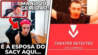 BLADEZ MANDOU O GEMIDÃO PARA ESPOSA DO SACY! CHEATER BANIDO DO VALORANT - CLIPS