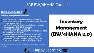 42 Inventory & Non-Cumulative Key figure in BW4HANA