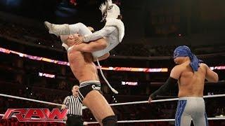 Los Matadores & Torito vs. Kidd, Cesaro & Natalya – Interspecies Match: Raw, March 23, 2015