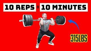 10 PowerCleans in 10 Minutes (with the low blocks); Thoughts on Training when Tired