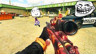 Acting like a BOT then Popping Off with a SNIPER (HILARIOUS REACTIONS)