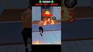 New Character  Free Fire Character Ability Test - Testboy #shorts #freefire