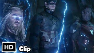 Thor Tony Steve Vs Thanos Hindi  Avengers Endgame Hindi HD 4K Clip