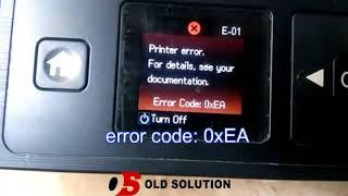 How to fix epson error 0xEA ( Model - L455 )