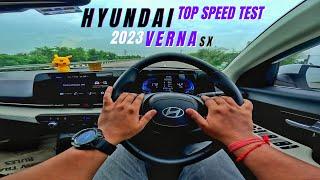 2023 Hyundai Verna sx Top speed Test | Mazedar Ride Quality