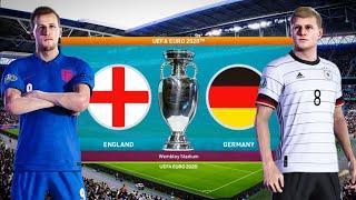 England - Germany | UEFA EURO 2020 | Full Match PES 2021
