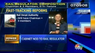 Cabinet Gives Nod To Rail Regulator