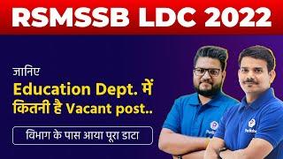 RSMSSB LDC Vacancy 2022  Latest NEWS | RSMSSB LDC | RSMSSB LDC Vacancy 2022 Notification | Raj LDC