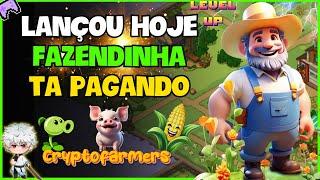  LANÇOU JOGO GRÁTIS DE FAZENDINHA E TA PAGANDO! Como GANHAR no CRYPTO FARMERS (FREE TO PLAY)