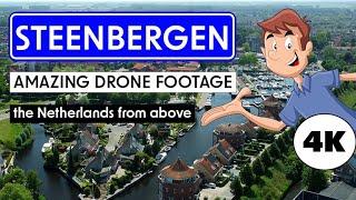 Dronereel Steenbergen Center and Marina 4K - The Most Watched Video in the Netherlands