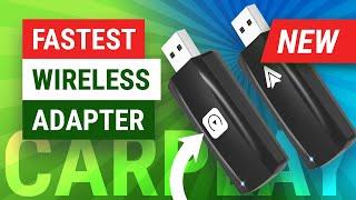 Fastest Wireless Apple CarPlay & Android Auto Adapters 2023 MSXTTLY Dongle Review