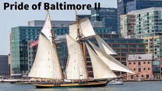 [4K] Pride of Baltimore II in Baltimore, Maryland March 27, 2021