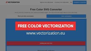 Free Color Vectorization (SVG converter)