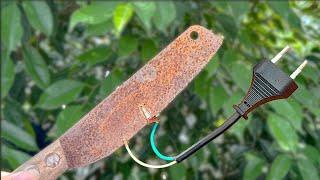 How To Quickly Remove Rust - Don't throw away the old knife that is no longer usable.