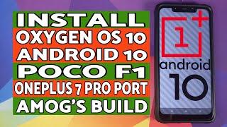 Poco F1 | Install OnePlus 7 Pro Port | Oxygen OS 10 | Android 10
