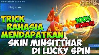 TUTORIAL CARA MENDAPATKAN SKIN MINSITTHAR DI LUCKY SPIN 2021 - MOBILE LEGENDS