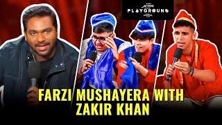 Farzi Mushayera With ZAKIR KHAN !!  | @PLAYGROUND_GLOBAL | Amazon miniTV