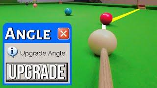 Snooker Angles Aiming More Accurately
