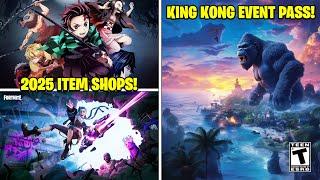 AMAZING NEWS! (King Kong EVENT PASS, Godzilla, Fortnite 2025 Item Shop)