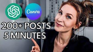 Bulk Create Content With Chatgpt And Canva in Minutes