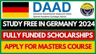 Study Free in Germany - Fully Funded DAAD Scholarships in Germany for Master Studies 2025-2026