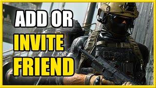 How to ADD a FRIEND & Invite them to GAME in COD Modern Warfare 2 (Fast Tutorial)