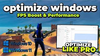 Optimizing Windows 10 & 11 For GAMING & PERFORMANCE in 2025! - (Huge FPS Boost)