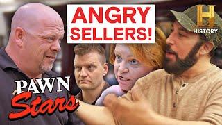 Pawn Stars: Deals Gone WRONG (Angry Sellers Lose Their Cool) *Mega Compilation*