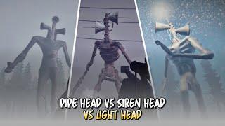 Pipe Head vs Siren Head vs Light Head - Comparation