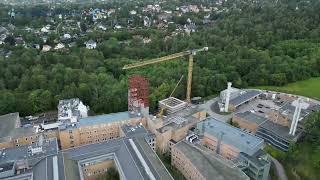 Dronefilm av Rikshospitalet august 2024