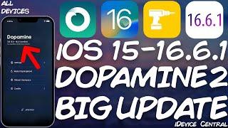 iOS 15.0 - 16.6.1 Dopamine JAILBREAK (All Devices*) Major UPDATE RELEASED! More Devices Supported!